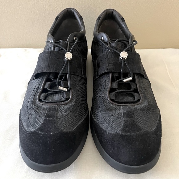 LOUIS VUITTON - Suede LV Sneaker - SIZE 9 - Picture 3 of 11